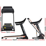 Everfit Electric Incline Treadmill 45cm Incline Running Home Gym Fitness Machine Black